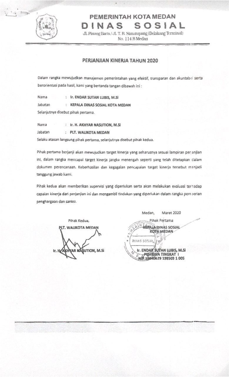 PERJANJIAN KINERJA SPTH DLHK Jateng